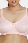 Zivame True Curv Beautiful Basics Double Layered Wired Full Coverage Super Support Bra - Peach Pearl — thumbnail 4